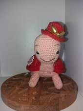 Şapkalı Sevimli Tosbik Amigurumi Organik Oyuncak thumbnail 1