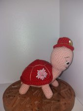 Şapkalı Sevimli Tosbik Amigurumi Organik Oyuncak thumbnail 3