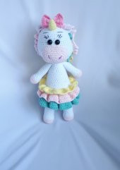 Unicorn Amigurumi Organik Oyuncak - 4