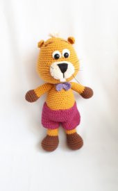Bay Kunduz Amigurumi Organik Oyuncak - 1