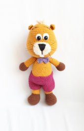 Bay Kunduz Amigurumi Organik Oyuncak - 3