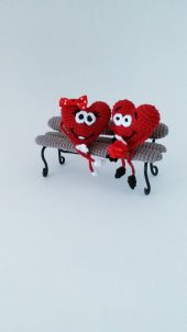Sevgililer Bank Amigurumi Organik Oyuncak - 1