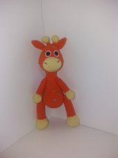 Haylaz Zürafa Amigurumi Organik Oyuncak - 1