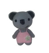 Sevimli Koala Amigurumi Organik Oyuncak - 1