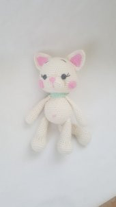 Sevimli Pisi Amigurumi Organik Oyuncak - 1