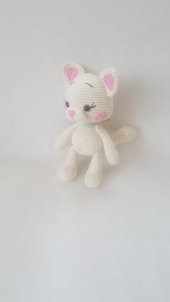 Sevimli Pisi Amigurumi Organik Oyuncak - 2