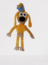Uzun Kuyruk Marsupilami Amigurumi Organik Oyuncak - 1