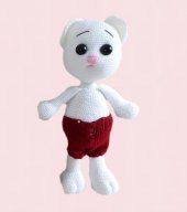 Pofidik Tavşan Amigurumi Organik Oyuncak - 1