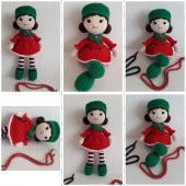 Şapkalı Bebek Amigurumi Organik Oyuncak - 1