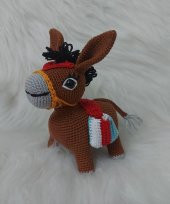 Eşek Karakaçan Amigurumi Organik Oyuncak - 2