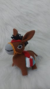 Eşek Karakaçan Amigurumi Organik Oyuncak - 3