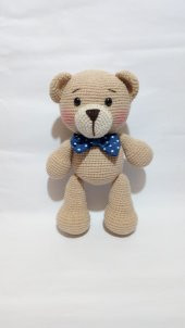 Sevimli Ayıcık Amigurumi Organik Oyuncak - 2