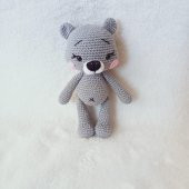 Miniş Sevimli Ayıcık Amigurumi Organik Oyuncak - 2