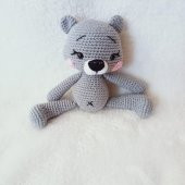 Miniş Sevimli Ayıcık Amigurumi Organik Oyuncak - 3