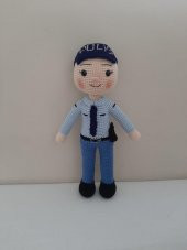 Polis Bebek Amigurumi Organik Oyuncak - 1