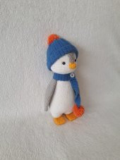 Penguen Pengu Amigurumi Organik Oyuncak - 1