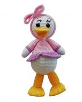 MRS DUCK AMİGURUMİ ORGANİK OYUNCAK - 1