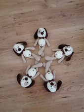 Yamalı Kopuş Amigurumi Organik Oyuncak - 1