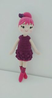 Böğürtlen Bebek Amigurumi Organik Oyuncak - 2