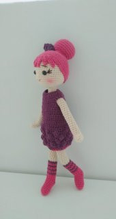 Böğürtlen Bebek Amigurumi Organik Oyuncak - 3