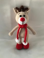 Geyik Bobo Amigurumi Organik Oyuncak - 1