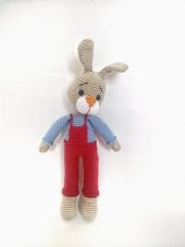 Tavşan Harry Amigurumi Organik Oyuncak - 1