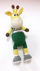 Zürafa Amigurumi Organik Oyuncak - 2