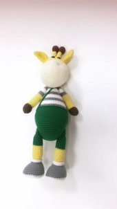Zürafa Amigurumi Organik Oyuncak - 3