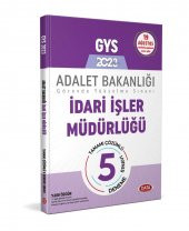 2023 GYS Adalet Bakanlığı İdari İşler Müdürlüğü 5 Deneme Data Yayınları - 1