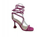 Zerhan 1363 Kadın Fuşya Bilekten Bağlamalı Topuklu Ayakkabı - 2