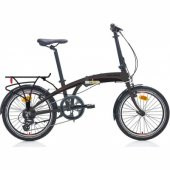 Carraro Flexı 108 8 Vites Full Shimano Hidrolik disk fren  Katlanır Bisiklet - koyu gri bukelamun - 1