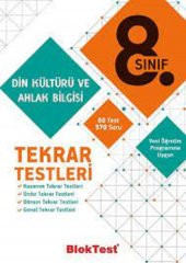 8. Sınıf Din Kültürü ve Ahlak Bilgisi Tekrar Testleri Blok Test Yayınları - 1