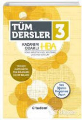 3.Sınıf Tüm Dersler Kazanım Odaklı HBA Tudem Eğitim - 1