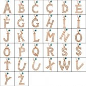 925 Ayar Gümüş Nazar Rose U Harfi Kadın Gümüş Kolye thumbnail 2