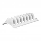 Tencere,Kapak,Tabak,Tava Düzenleyici Raf Stant Organizer 7 Bölmeli Plastik Tabaklık - 5