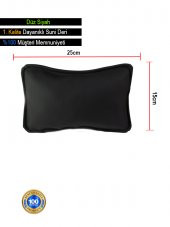 BMW 7 Serisi E66 2003-2009 - Long Oto Koltuk Düz Renk Boyun Yastığı 2 Adet - 2