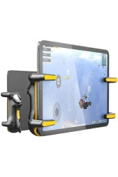 Gamepad Joystick Tablet Ipad Geniş Ekran Altı Parma Pubg Otomatik Seri Oyun Kolu Manyetik Tetik - 2