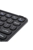 Taşınabilir Ultra Ince Kablosuz Ipad/tablet/pc/telefon Touchpad Slim Bluetooth Klavye Siyah - 5