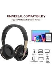 Kablosuz Kulaklık Renkli Aux Kablo Tf Kart Desteği Konforlu Kaliteli Müzik Colorful Light - 2