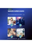 Amfi Ve Hoparlör Için Kablosuz Yaka Mikrofon Çiftli 3.5mm Aux (TELEFON UYUMLU DEĞİLDİR) K35 - 3