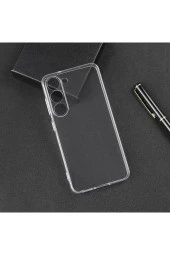 Galaxy A54 Ile Uyumlu Kılıf Süper Esnek Toz, Kirden Koruyan Silikon Süper Şeffaf thumbnail 4