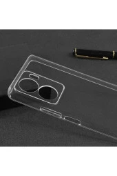 Vivo Y16 Ile Uyumlu Kılıf Süper Esnek Toz, Kirden Koruyan Silikon Süper Şeffaf thumbnail 3