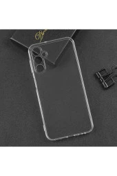 Galaxy A24 Ile Uyumlu Kılıf Süper Esnek Yapılı Toz, Kirden Koruyan Silikon Süper Şeffaf thumbnail 2