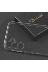 Galaxy A24 Ile Uyumlu Kılıf Süper Esnek Yapılı Toz, Kirden Koruyan Silikon Süper Şeffaf thumbnail 4