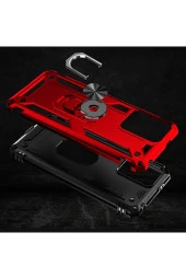 Xiaomi Redmi Note 12 Pro 5g Ile Uyumlu Kılıf Z-vega Shockproof Stand Yüzük Tutuculu Mega Case Kapak thumbnail 4