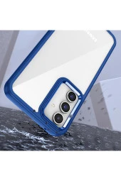 Galaxy A04s Ile Uyumlu Kılıf Kontrast Renk Tasarımlı Cynosure Kapak Kırmızı thumbnail 4