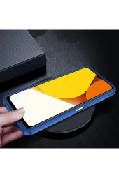 Vivo Y16 Ile Uyumlu Kılıf Kontrast Renk Tasarımlı Cynosure Kapak Kırmızı thumbnail 3