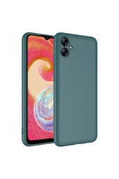 Vivo Y16 Ile Uyumlu Kılıf Kadife Iç Yüzey Silikon Z-mara Lansman Vieri Kılıf Koyu Yeşil thumbnail 1