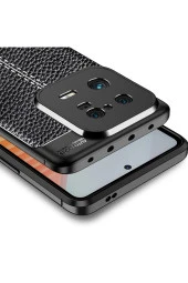 Xiaomi 13 Pro Ile Uyumlu Silikon Kılıf Niss Silikon Deri Görünümlü Ultra Slim Fit Kılıf Lacivert thumbnail 4