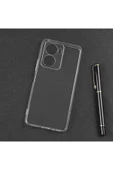 Vivo Y16 Ile Uyumlu Kılıf Süper Pürüzsüz Yüzey Şeffaf Silikon Kapak thumbnail 5
